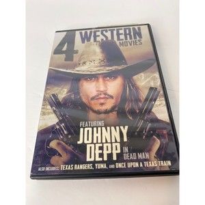 4 Western Movies: Dead Man/Texas Rangers/Yuma/Once Upon a Texas Train (DVD,...
